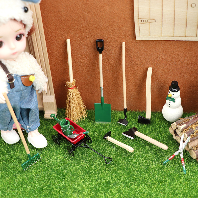 Gardening Tools 5 Year Old - 1:12 миниатюрный набор садовых инструментов, топорная