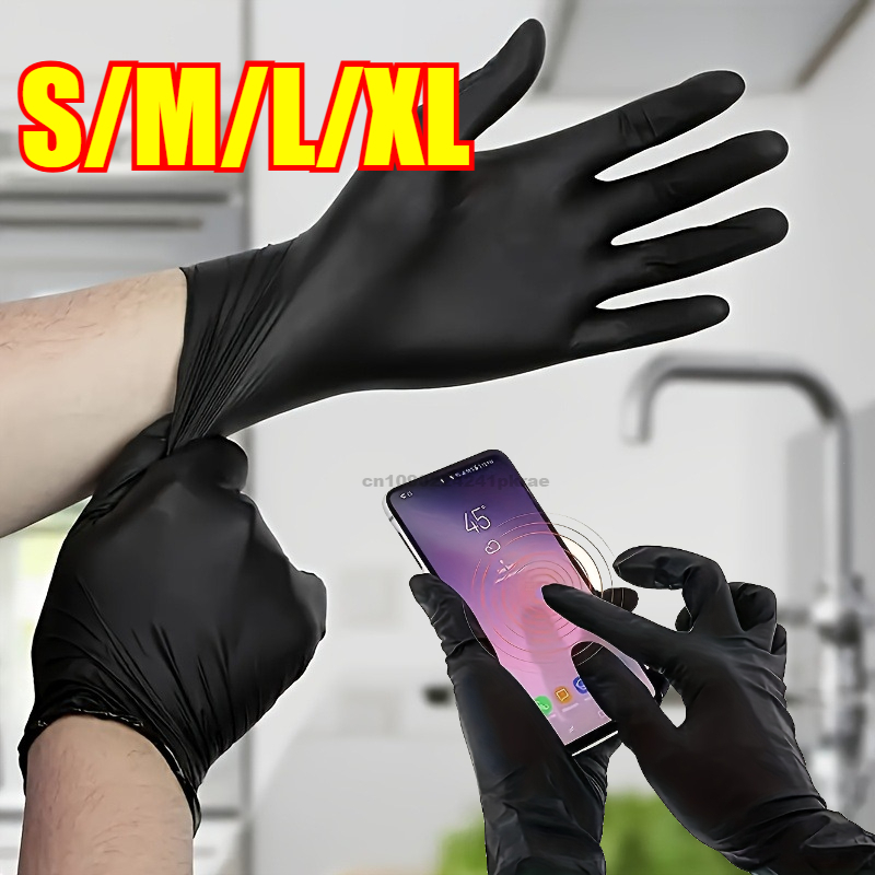 Gardening Tools Gloves - Черные латексные перчатки Xl, перчатки из
