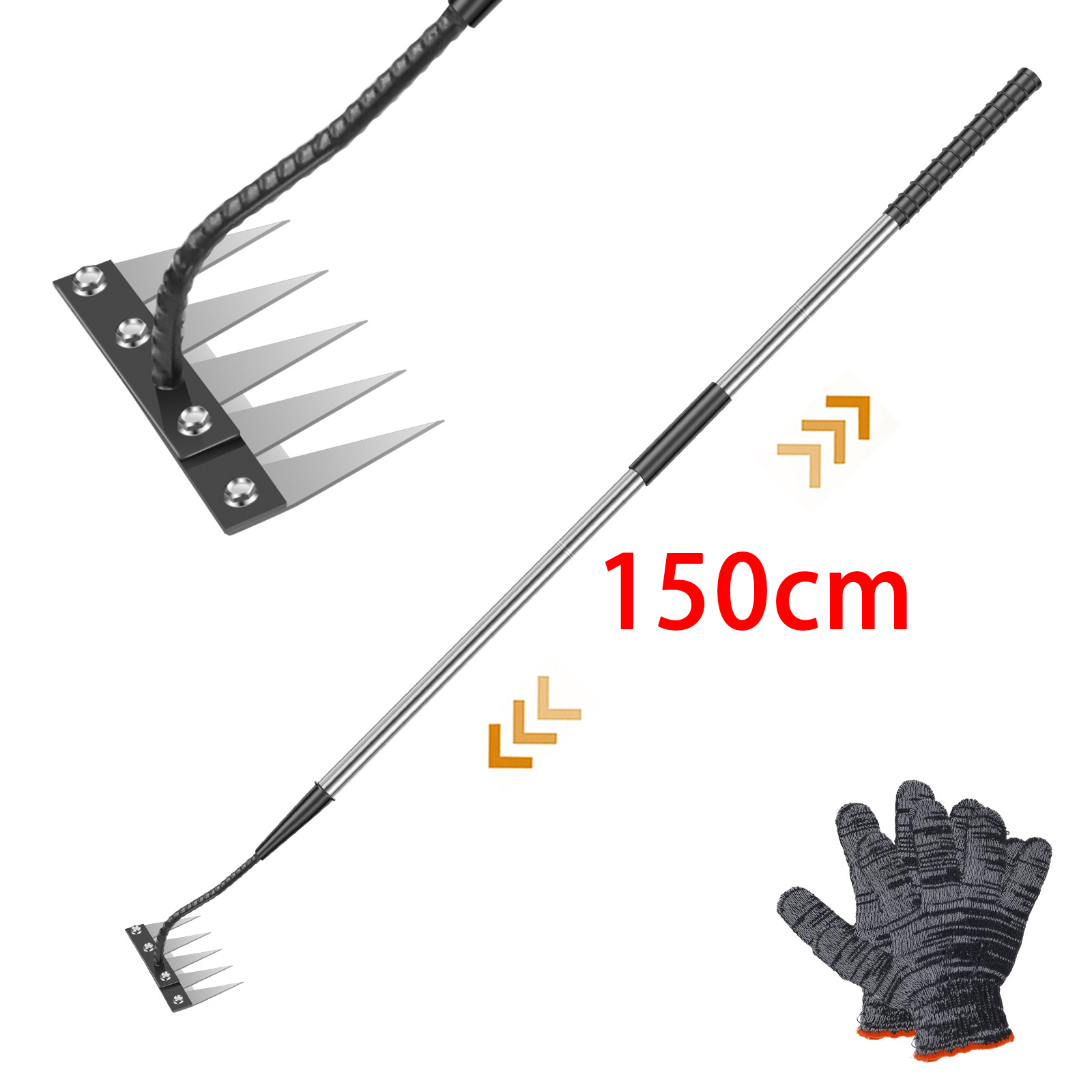 Gardening Tools Gloves - Грабли для прополки из нержавеющей стали