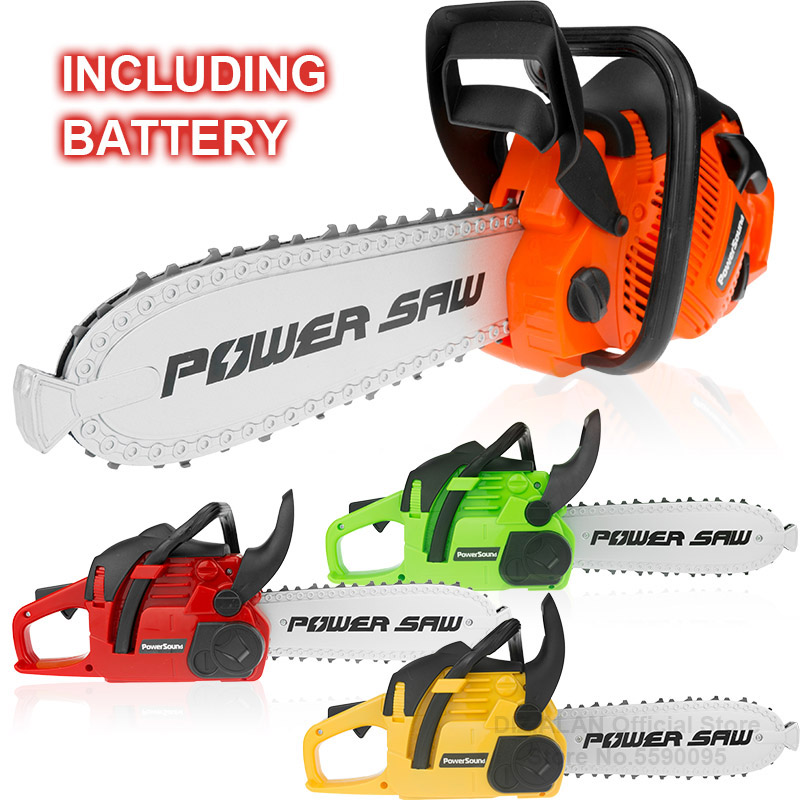 Gardening Tools 5 Year Old - Электрическая игрушечная цепная пила для детей,