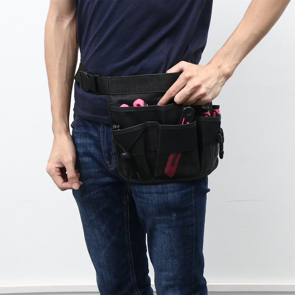 Gardening Tools Bag - Сумка-пояс для садовых инструментов, черная, прочная,