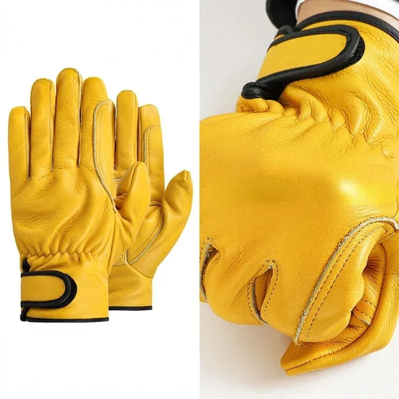 Gardening Tools Gloves - Рабочие перчатки из воловьей кожи для