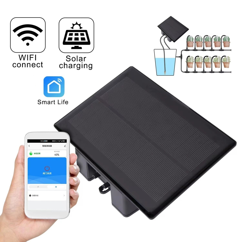 Drip Irrigation Kit - WIFI Солнечная автоматическая поливочная машина, комплект