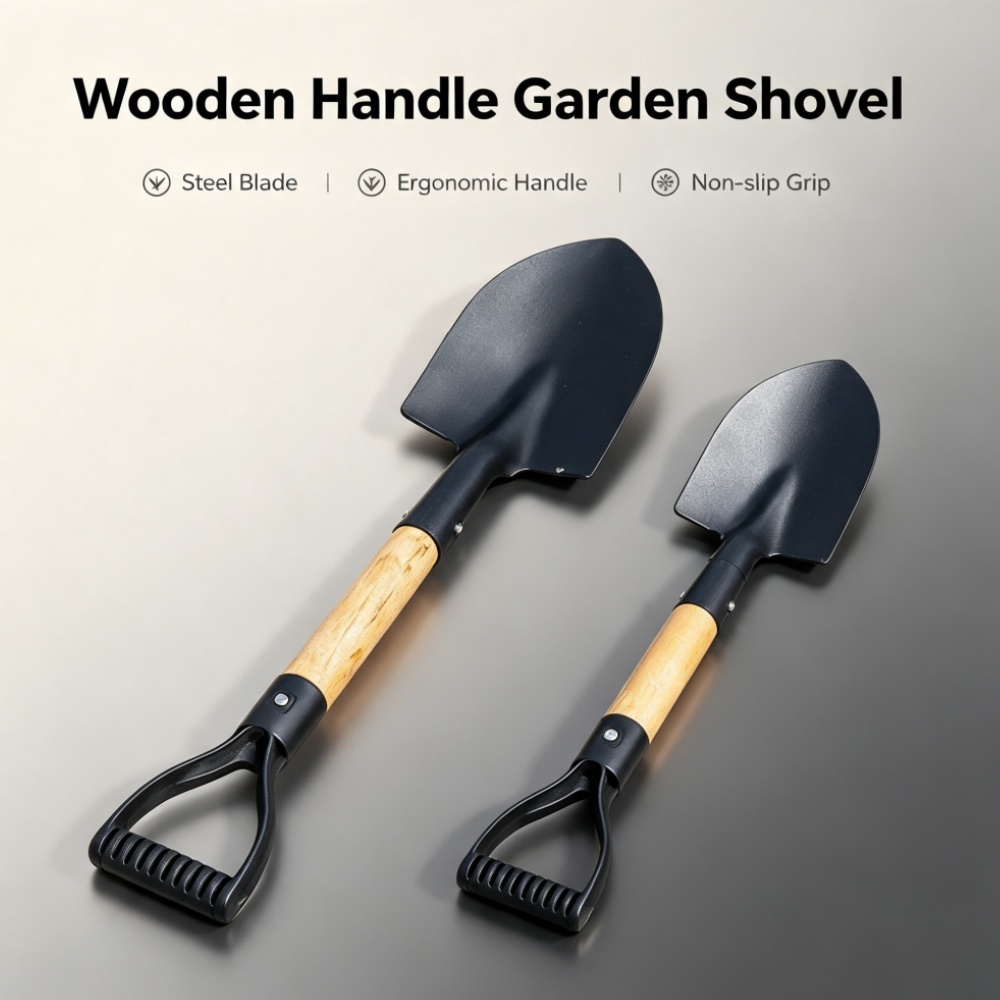 Лопата с деревянной ручкой и а – обзор и цена Gardening Tools Spade