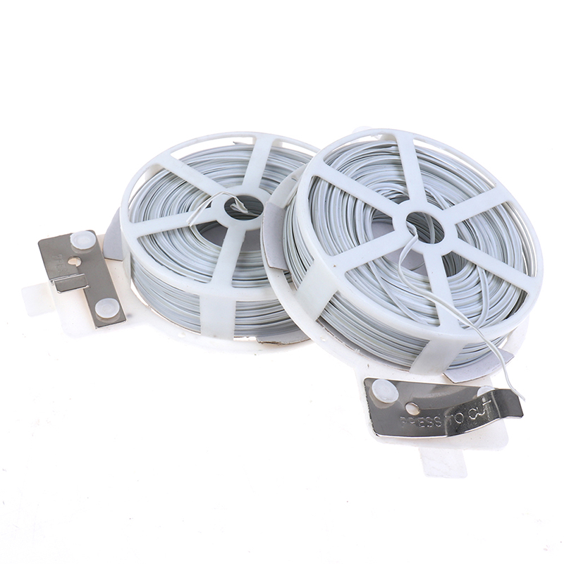 1 шт. (50 м) белая многофункци – обзор и цена Garden Wire Twist Tie