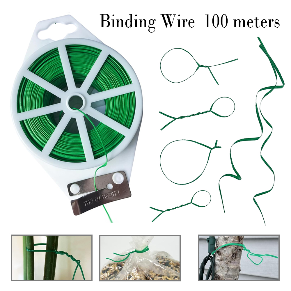 1-3 шт. 100 м садовые стяжки м – обзор и цена Garden Wire Twist Tie